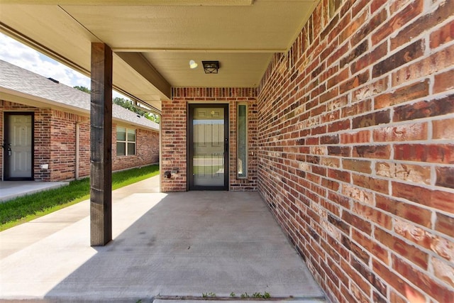 316 SW 4th Pl, Newcastle, OK 73065 - doorway to property with brick siding