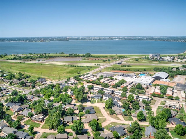 11008 Blue Sage Rd, Oklahoma City, OK 73120 - aerial view of a nearby body of water