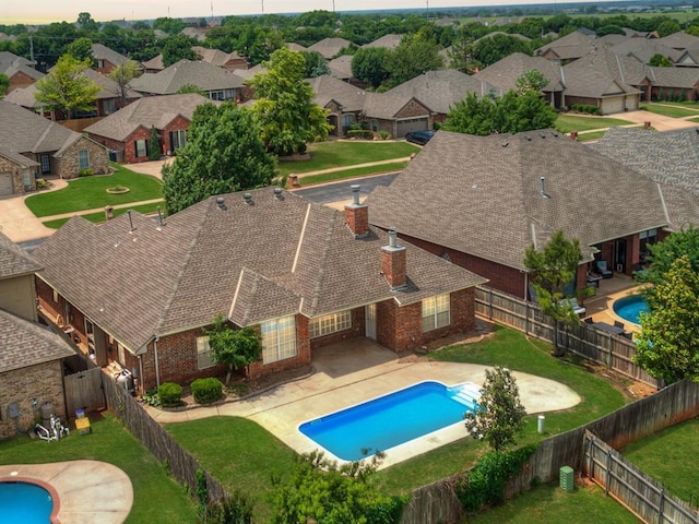 16104 Ledge Ln, Edmond, OK 73013 - view of pool with a residential view and a patio
