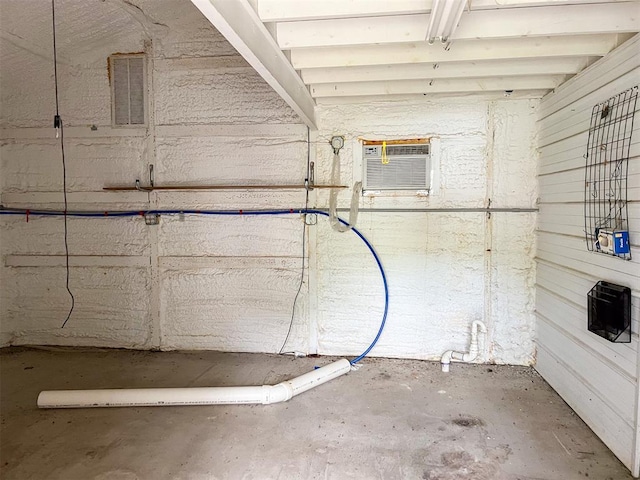 520 Dozer Rd, Sulphur, OK 73086 - basement featuring a wall unit AC