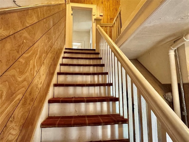 view of stairway