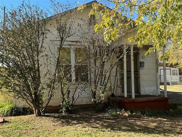 view of side of property