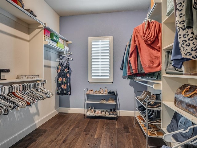 3605 Abbotsford, Norman, OK 73072 - spacious closet with dark wood-type flooring