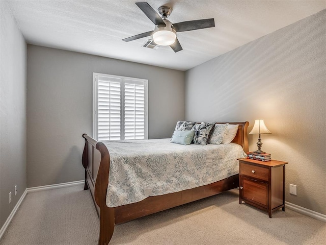 3605 Abbotsford, Norman, OK 73072 - carpeted bedroom with baseboards and ceiling fan
