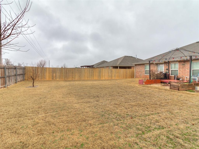 2536 Canyon Creek Dr, Yukon, OK 73099 - view of yard with a gazebo