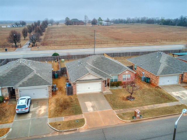 2536 Canyon Creek Dr, Yukon, OK 73099 - aerial view of sparsely populated area