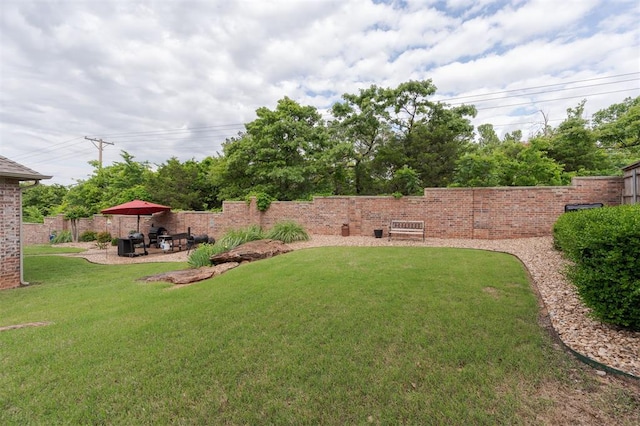 view of yard