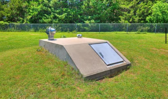 18906 13th St, Shawnee, OK 74801 - entry to storm shelter