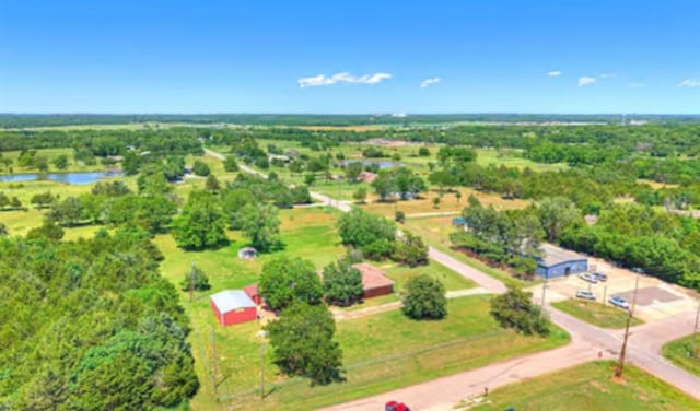 18906 13th St, Shawnee, OK 74801 - drone / aerial view of a nearby body of water