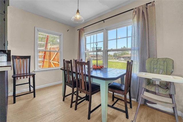 800 N Main St, Thomas, OK 73669 - dining area featuring light wood finished floors and baseboards