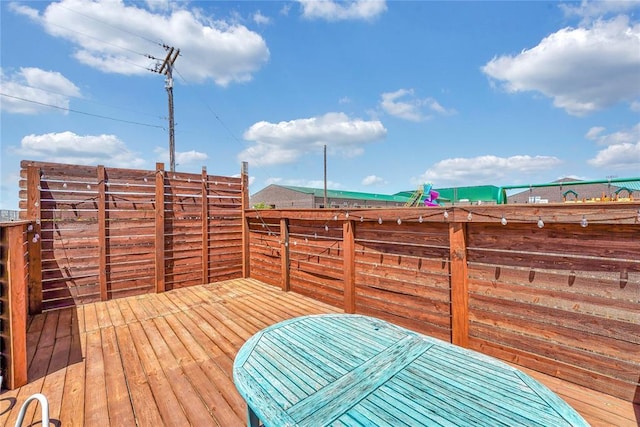 800 N Main St, Thomas, OK 73669 - view of deck