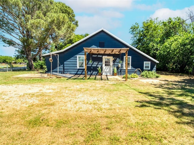 164 4th St, Faxon, OK 73540 - view of front of property featuring a front yard
