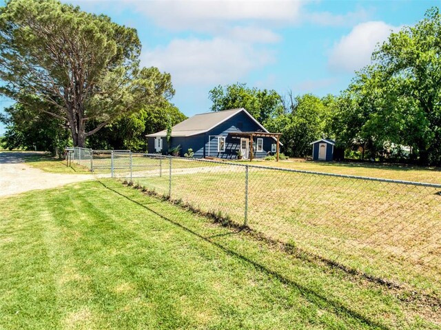 164 4th St, Faxon, OK 73540 - view of yard featuring driveway