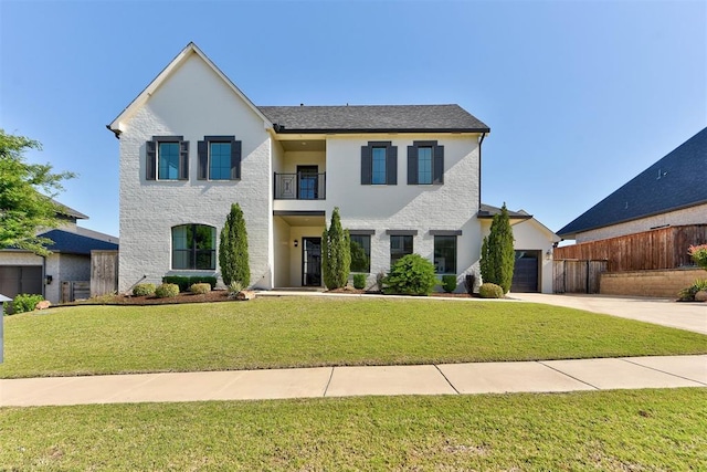 4209 Las Colinas Ln, Norman, OK 73072 - view of front of home with driveway and an attached garage