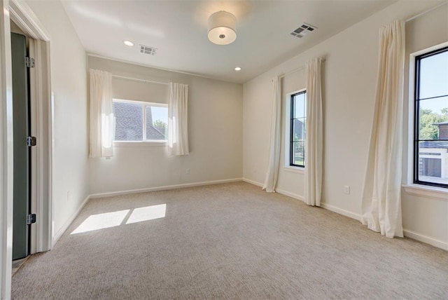 4209 Las Colinas Ln, Norman, OK 73072 - carpeted empty room with plenty of natural light, baseboards, and recessed lighting
