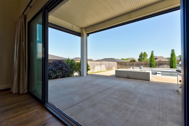 4209 Las Colinas Ln, Norman, OK 73072 - fenced backyard featuring a patio
