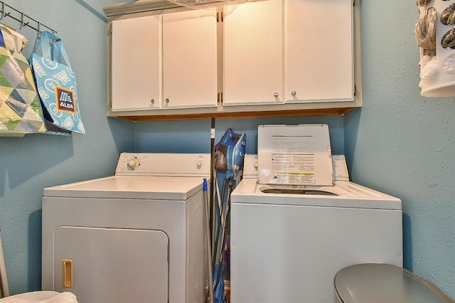 109 E Hayes St, Norman, OK 73069 - washroom with washing machine and clothes dryer and cabinet space