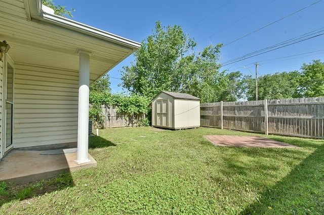 109 E Hayes St, Norman, OK 73069 - view of yard with a storage shed and an outbuilding