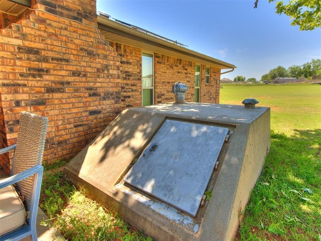 764 S Sara Rd, Tuttle, OK 73089 - view of storm shelter with a yard