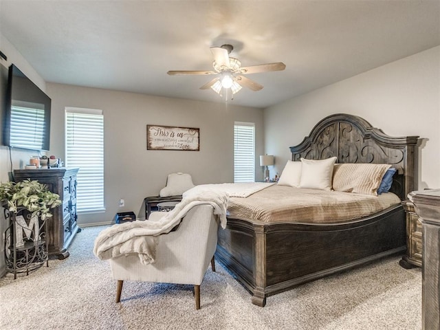 764 S Sara Rd, Tuttle, OK 73089 - carpeted bedroom featuring ceiling fan