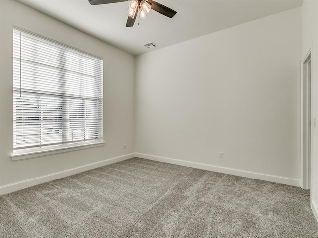 4405 Las Colinas Ln, Norman, OK 73072 - unfurnished room featuring carpet floors, baseboards, and ceiling fan