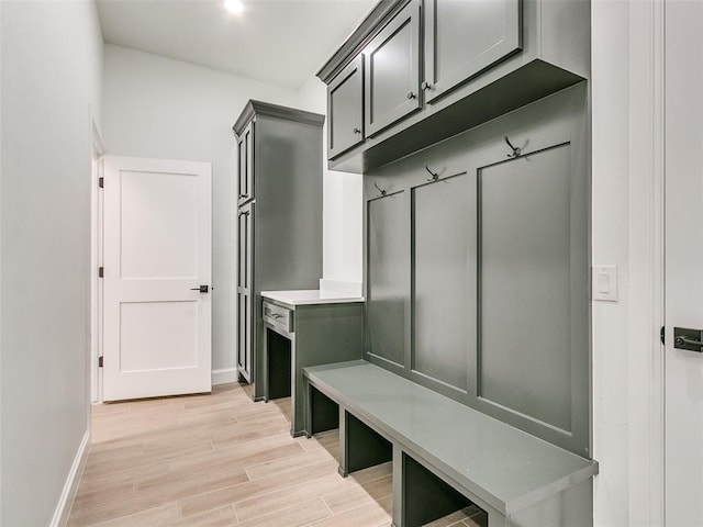 4405 Las Colinas Ln, Norman, OK 73072 - mudroom with baseboards and light wood finished floors
