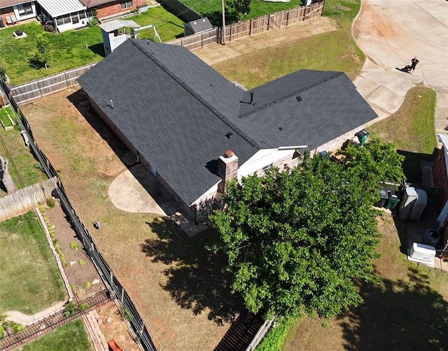 6805 Saint Marys Cir, Oklahoma City, OK 73132 - aerial view of property and surrounding area