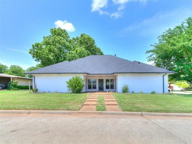 6001 Broadmoor Ave, Oklahoma City, OK 73132 - view of front facade featuring a front yard