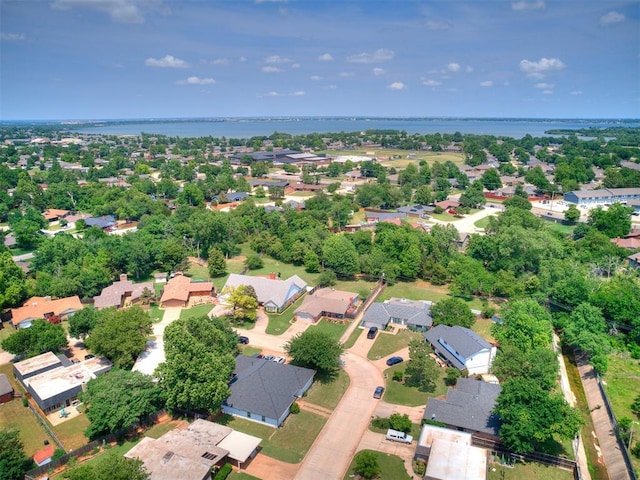 6001 Broadmoor Ave, Oklahoma City, OK 73132 - aerial perspective of suburban area featuring a nearby body of water