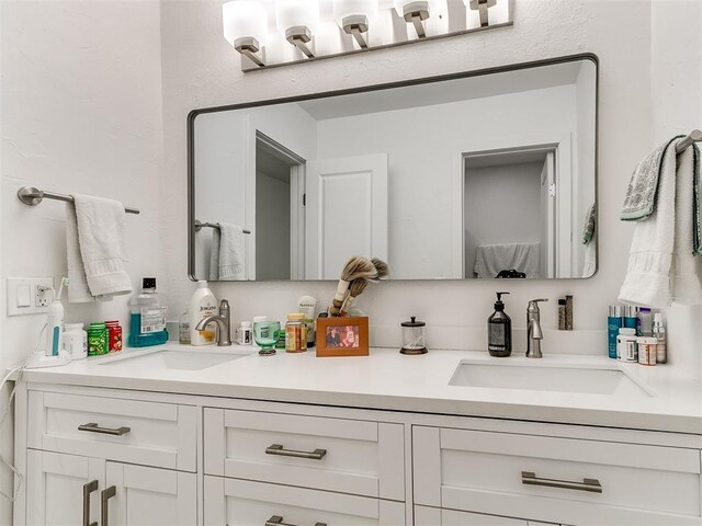 6001 Broadmoor Ave, Oklahoma City, OK 73132 - bathroom featuring double vanity