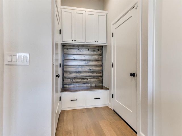 222 Alamosa Rd, Norman, OK 73069 - mudroom featuring light wood-style floors