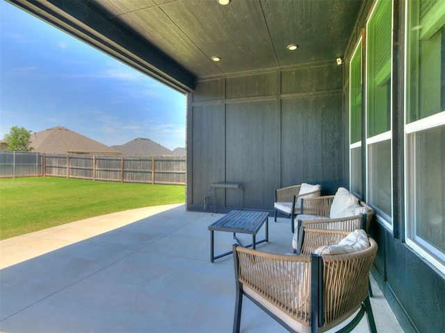 222 Alamosa Rd, Norman, OK 73069 - view of patio / terrace