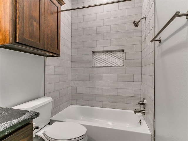 924 Regal Rd, Yukon, OK 73099 - full bath with toilet, shower / washtub combination, and vanity