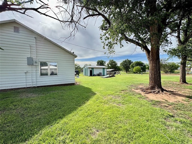 321 E Ninth St, Leedey, OK 73654 - view of grassy yard