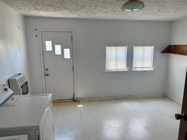321 E Ninth St, Leedey, OK 73654 - foyer entrance with light flooring and a textured ceiling