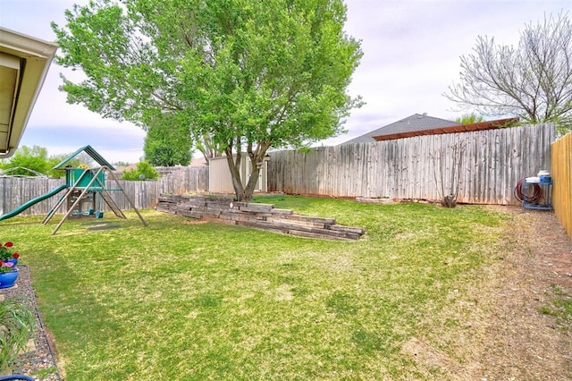 12308 Hickory Creek Blvd, Oklahoma City, OK 73170 - view of yard featuring a playground