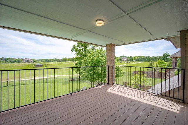 3716 Doningham Dr, Edmond, OK 73034 - wooden terrace with a yard