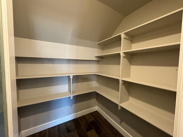 view of storage area