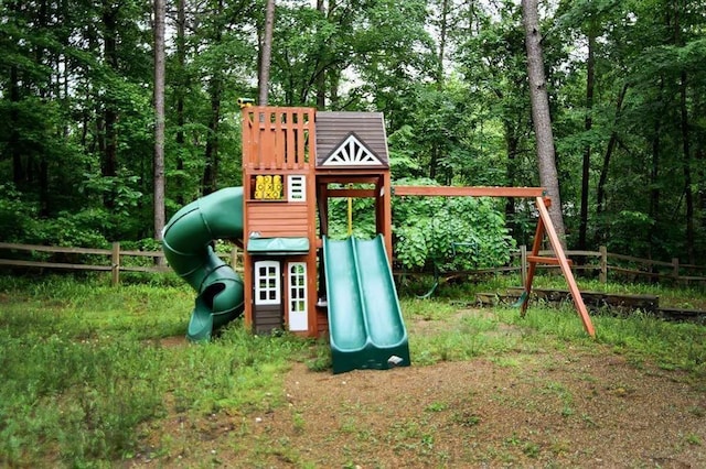 78 Lionfish Rd, Broken Bow, OK 74728 - view of playground featuring fence