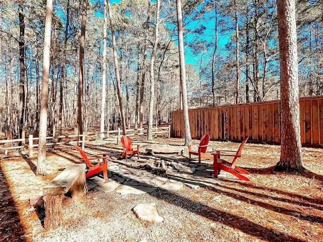 78 Lionfish Rd, Broken Bow, OK 74728 - view of yard featuring fence