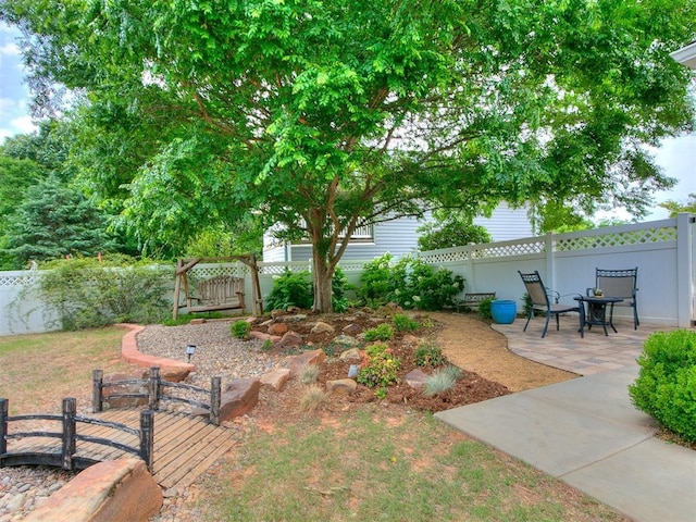 404 Nantucket Blvd, Norman, OK 73071 - view of yard with a patio area