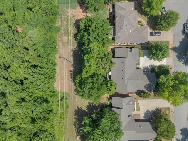 aerial view of residential area