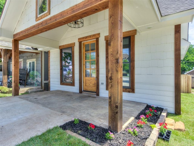 1518 NW 8th St, Oklahoma City, OK 73106 - doorway to property with a shingled roof