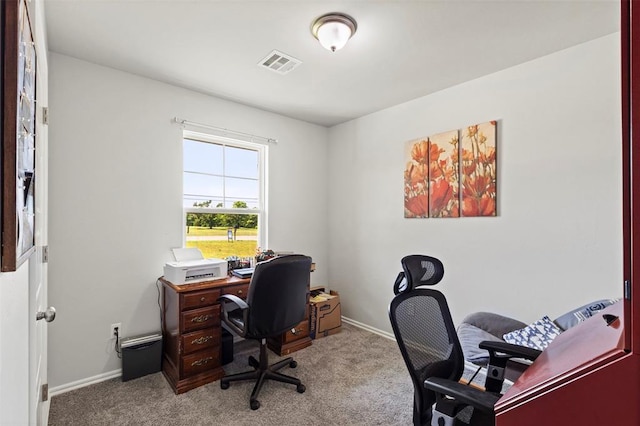 12509 NE 36th Sts, Spencer, OK 73084 - carpeted office featuring baseboards