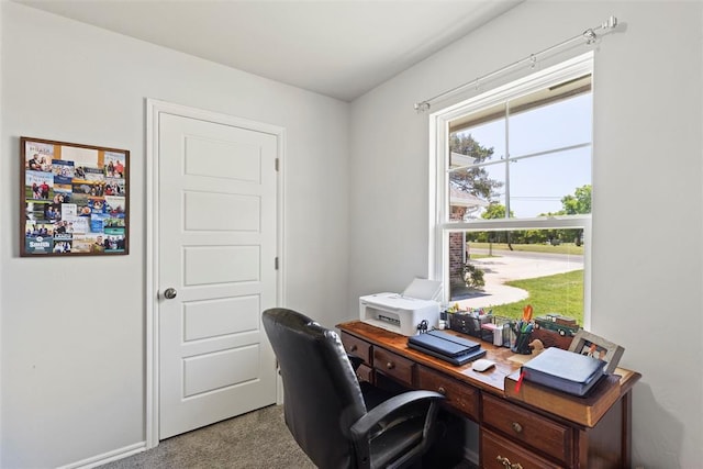 12509 NE 36th Sts, Spencer, OK 73084 - office area with carpet flooring and baseboards