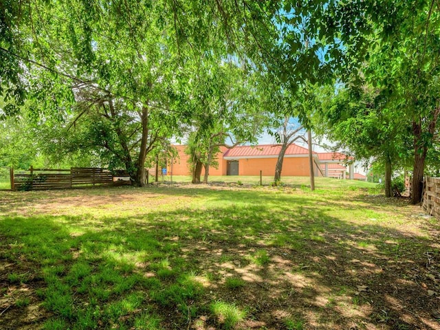 view of yard