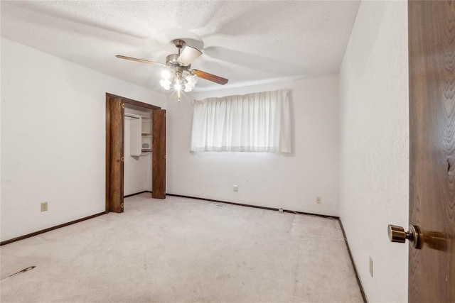 3109 N Glade Ave, Bethany, OK 73008 - spare room with carpet, a ceiling fan, and baseboards