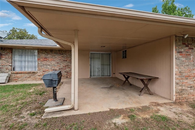 3109 N Glade Ave, Bethany, OK 73008 - view of patio / terrace featuring a carport