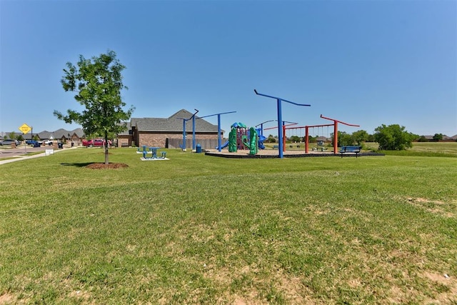 17009 Picasso Dr, Oklahoma City, OK 73170 - community playground with a lawn