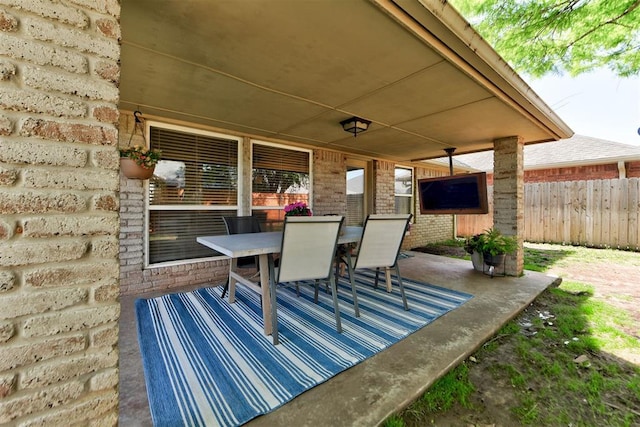 17009 Picasso Dr, Oklahoma City, OK 73170 - view of patio featuring outdoor dining space